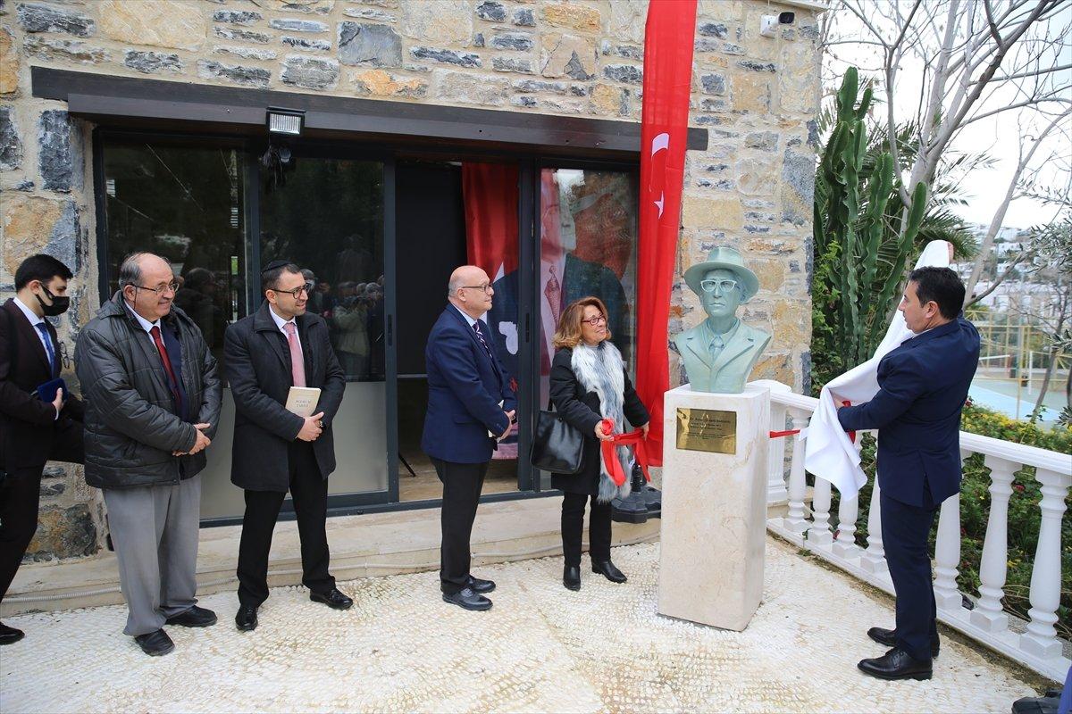 Muğla'da Avram Galanti Bodrumlu büstü törenle açıldı