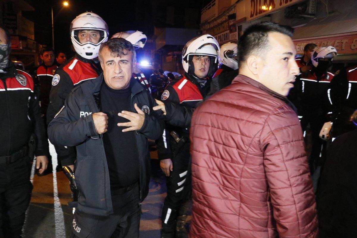 Adana'da kadına şiddeti önleyen polis bıçaklandı