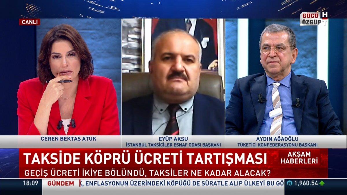 Taksilerde köprülerden tek geçişte çift yön ücreti alınacak