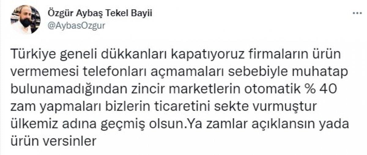 Tekel bayiiler, Türkiye geneli dükkanları kapatıyor