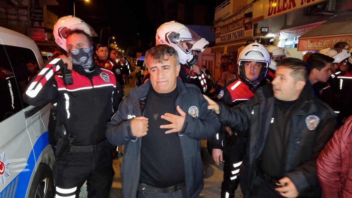 Adana'da kadına şiddeti önleyen polis bıçaklandı