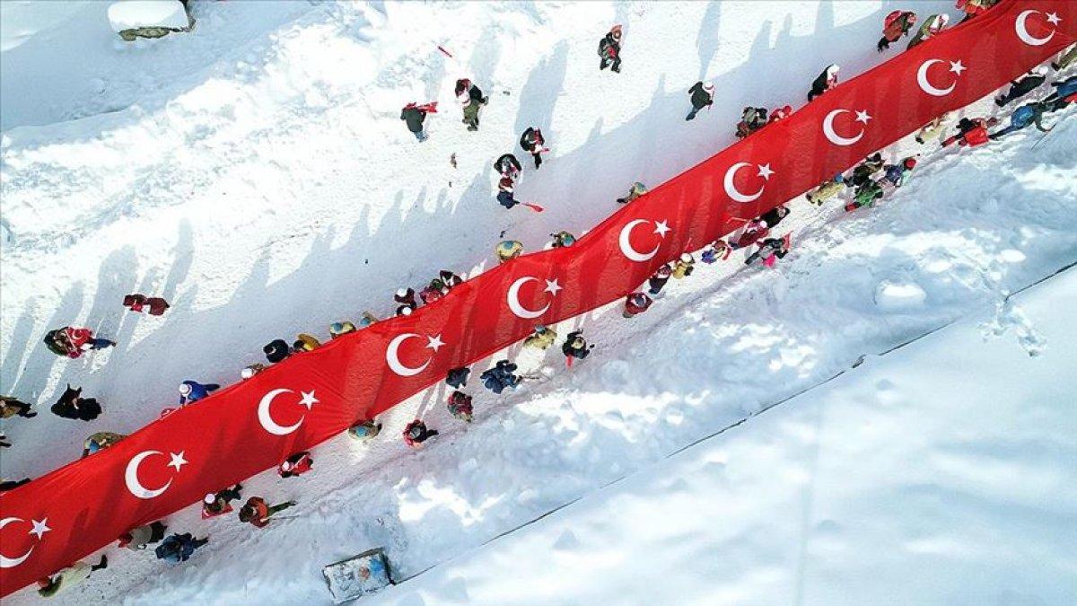 Harekatın 107'nci yılında Sarıkamış yürüyüşü