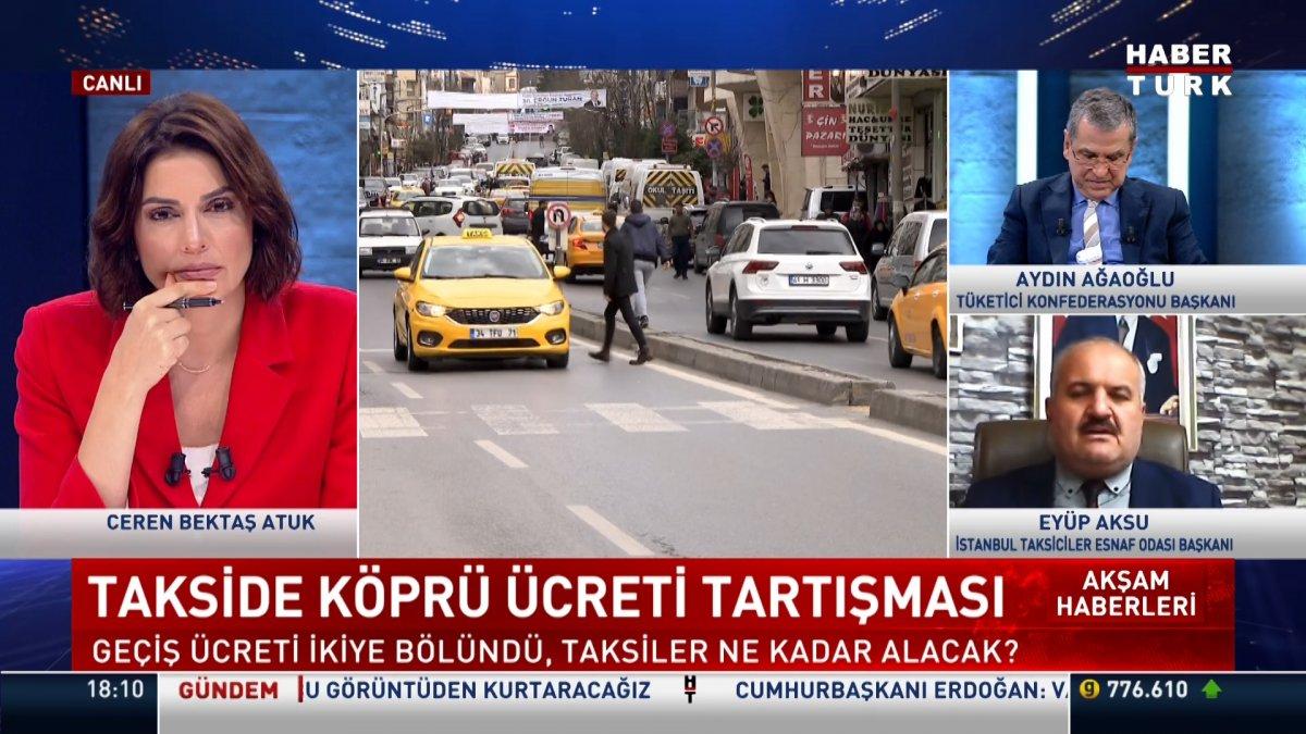 Taksilerde köprülerden tek geçişte çift yön ücreti alınacak