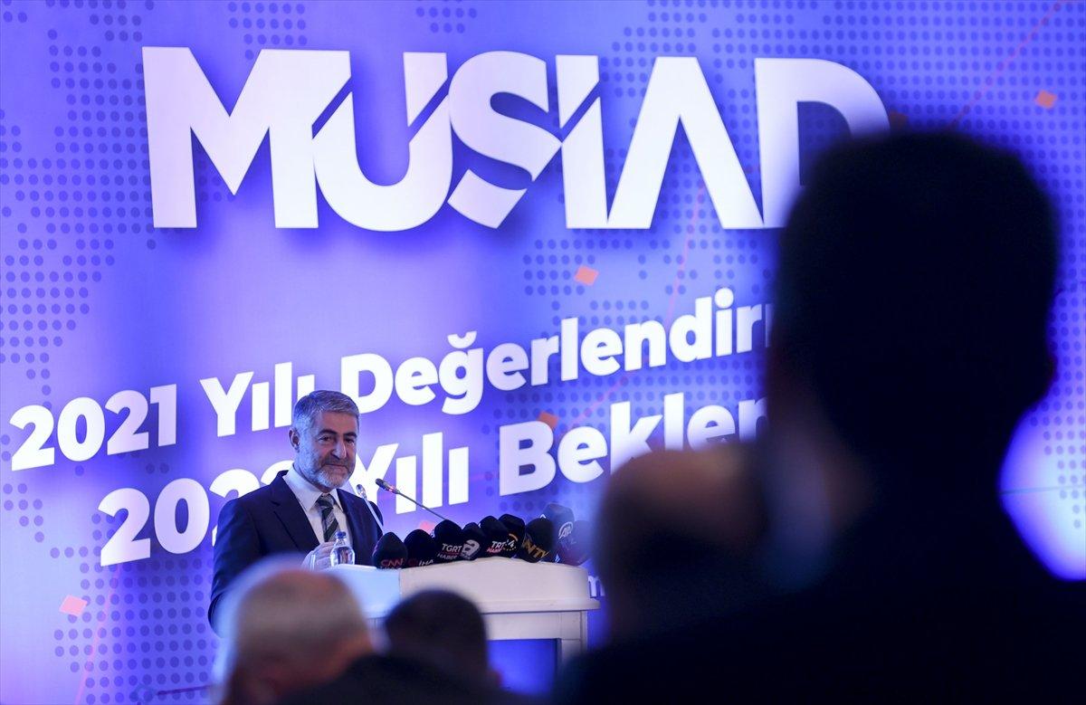 Nureddin Nebati, MÜSİAD yönetimiyle bir araya geldi