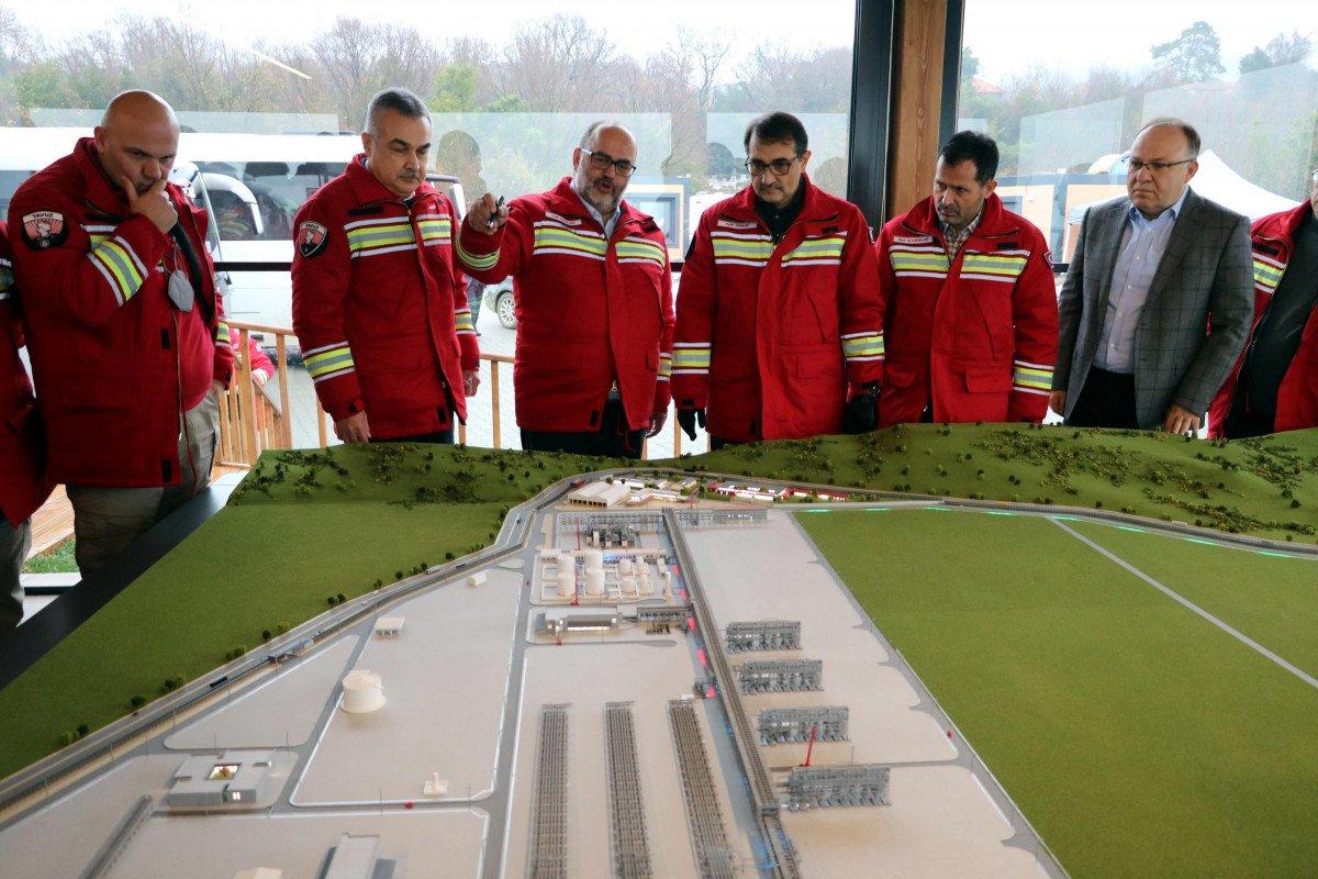Karadeniz doğalgazının işleneceği tesisin maketi hazır