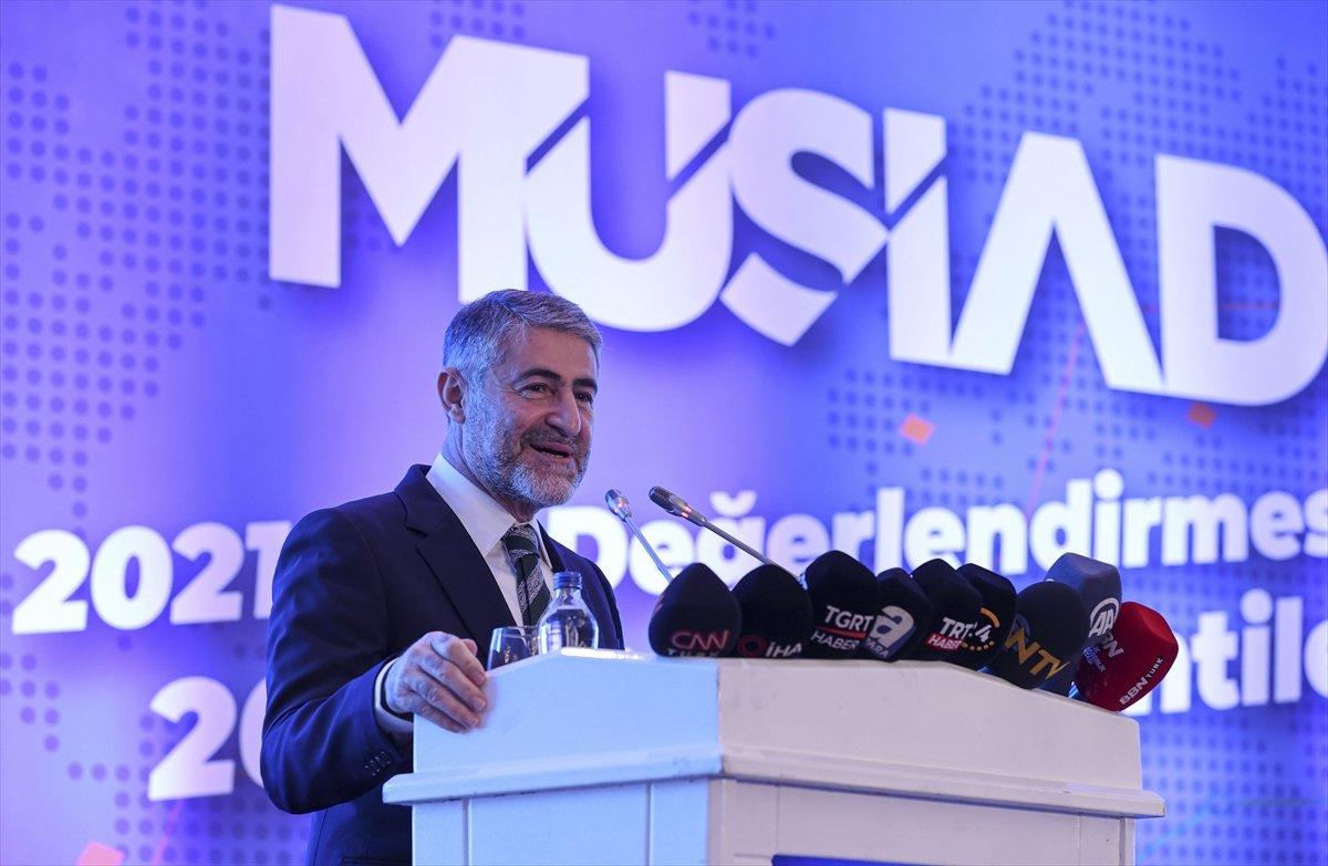 Nureddin Nebati, MÜSİAD yönetimiyle bir araya geldi