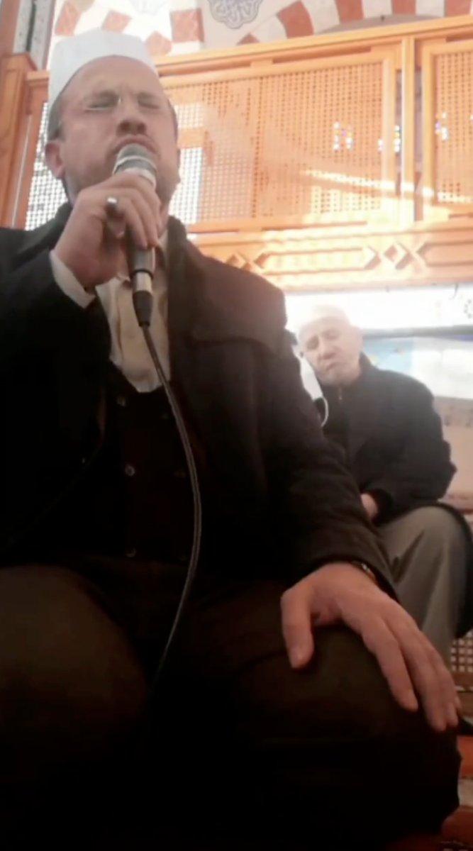 Allah diyen yaşlı adam Üsküdar'daki cami imamını korkuttu