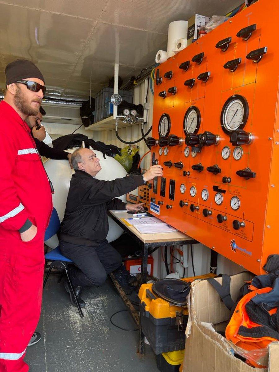Hatay’da denize düşen dinamit yüklü konteyner, 4 günde çıkarıldı