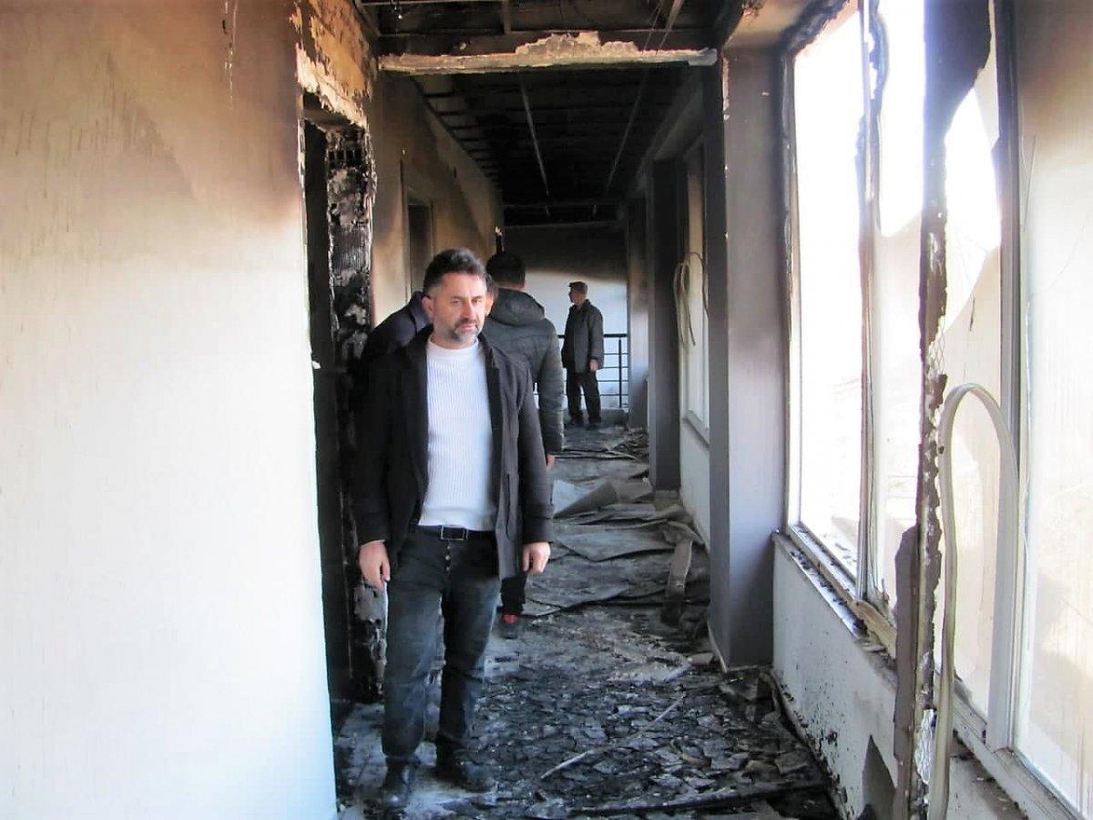 Tokat'ta kaplıcada çıkan yangında kundaklama iddiası