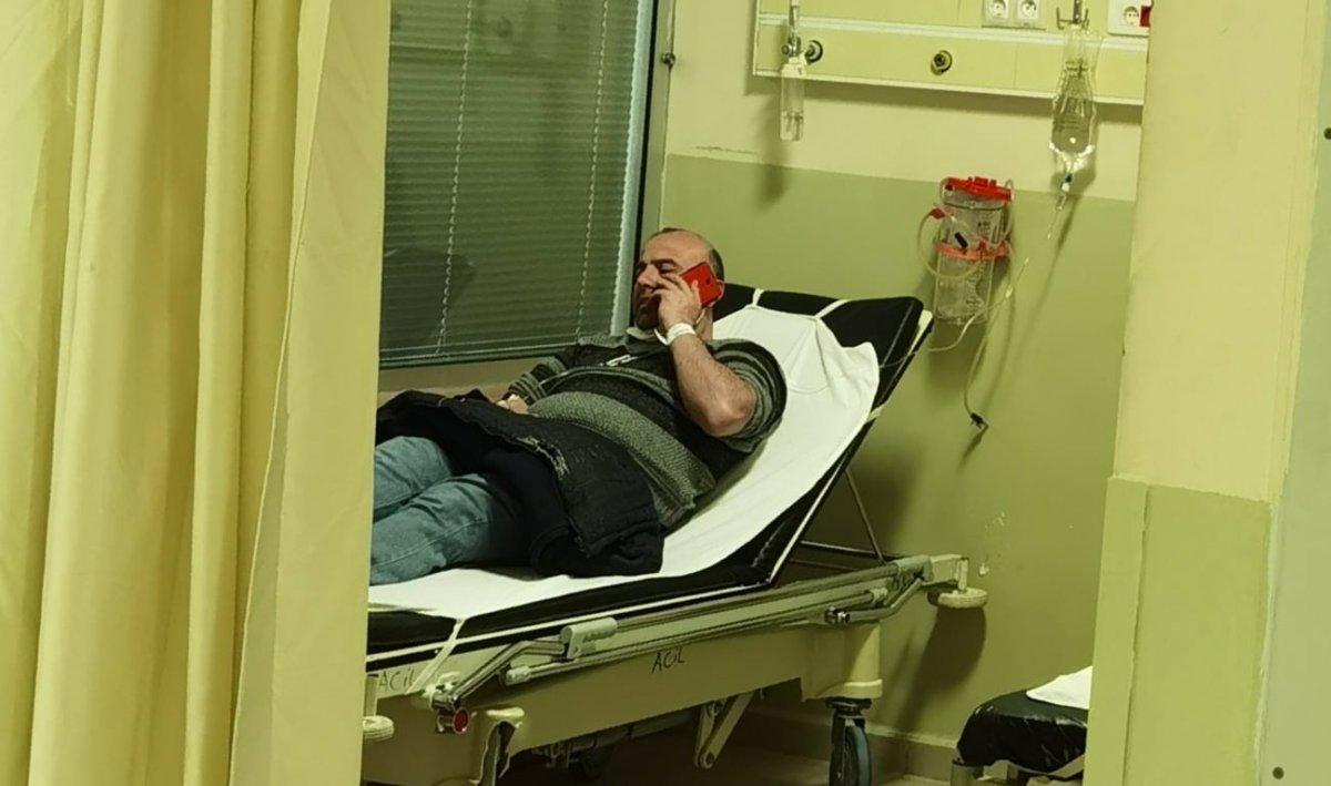 Bursa'da su sandığı sıvı yapıştırıcı hastanelik etti