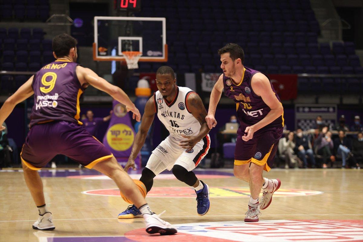 Beşiktaş Şampiyonlar Ligi play-in turu ilk maçında Hapoel U-Net Holon'u yendi