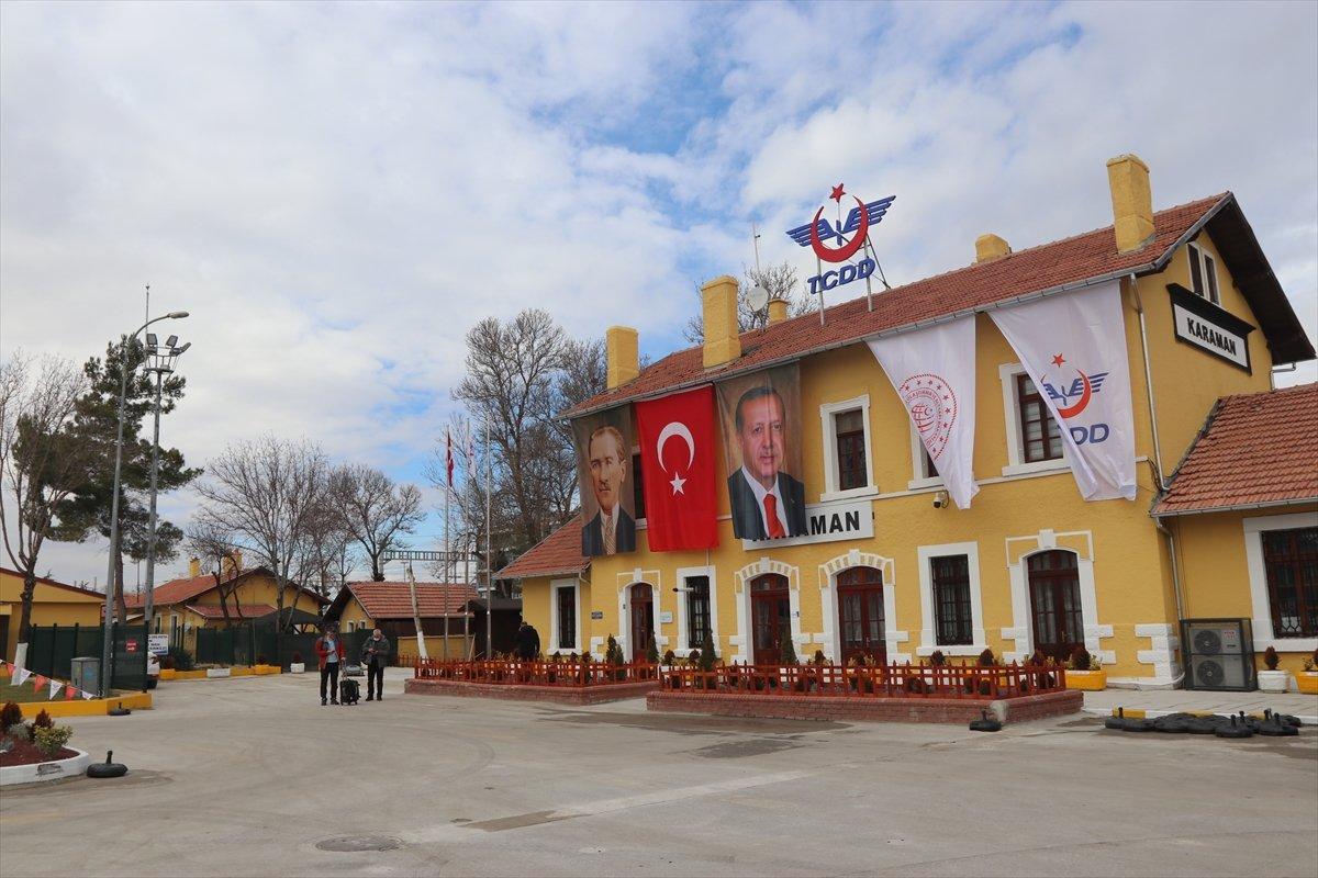 Konya-Karaman arasında inşa edilen hızlı tren hattı yarın açılıyor