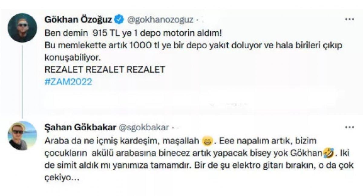 Gökhan Özoğuz'un akaryakıt isyanı
