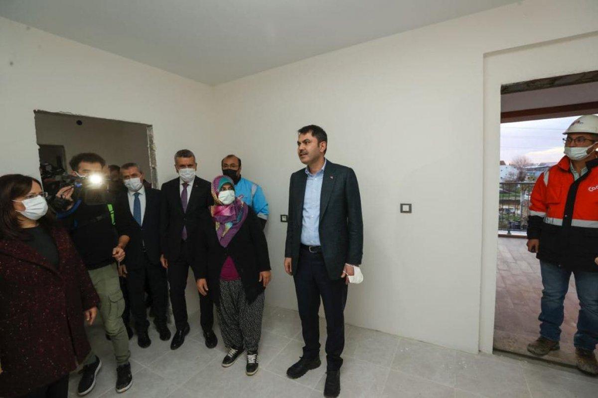 Murat Kurum: 2-3 ay içinde evler etap etap teslim edilecek