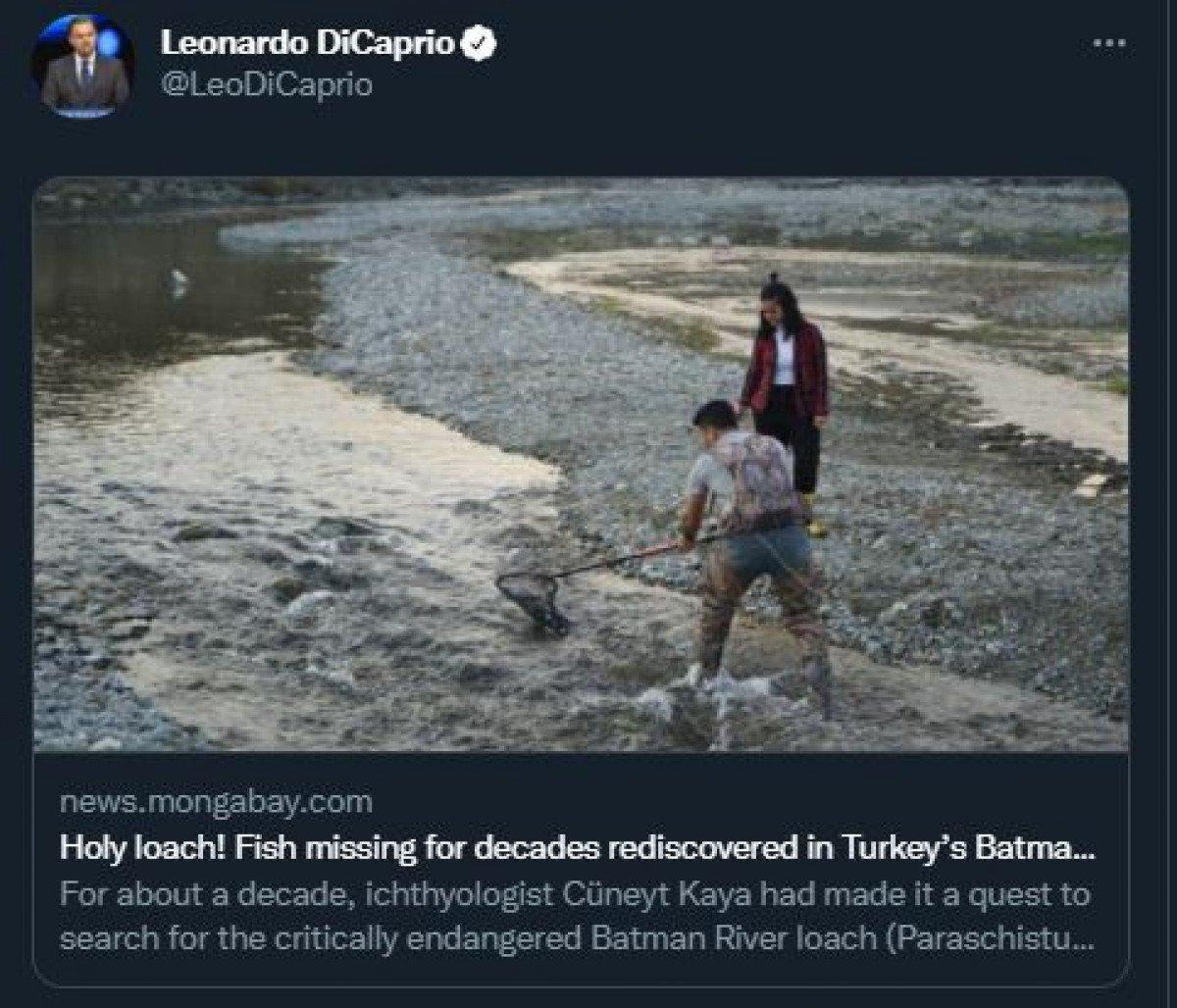 Leonardo DiCaprio’dan Batman Sason Çayı paylaşımı