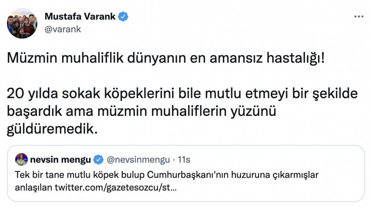 Mustafa Varank'tan Nevşin Mengü'ye: Müzmin muhaliflik dünyanın en amansız hastalığı