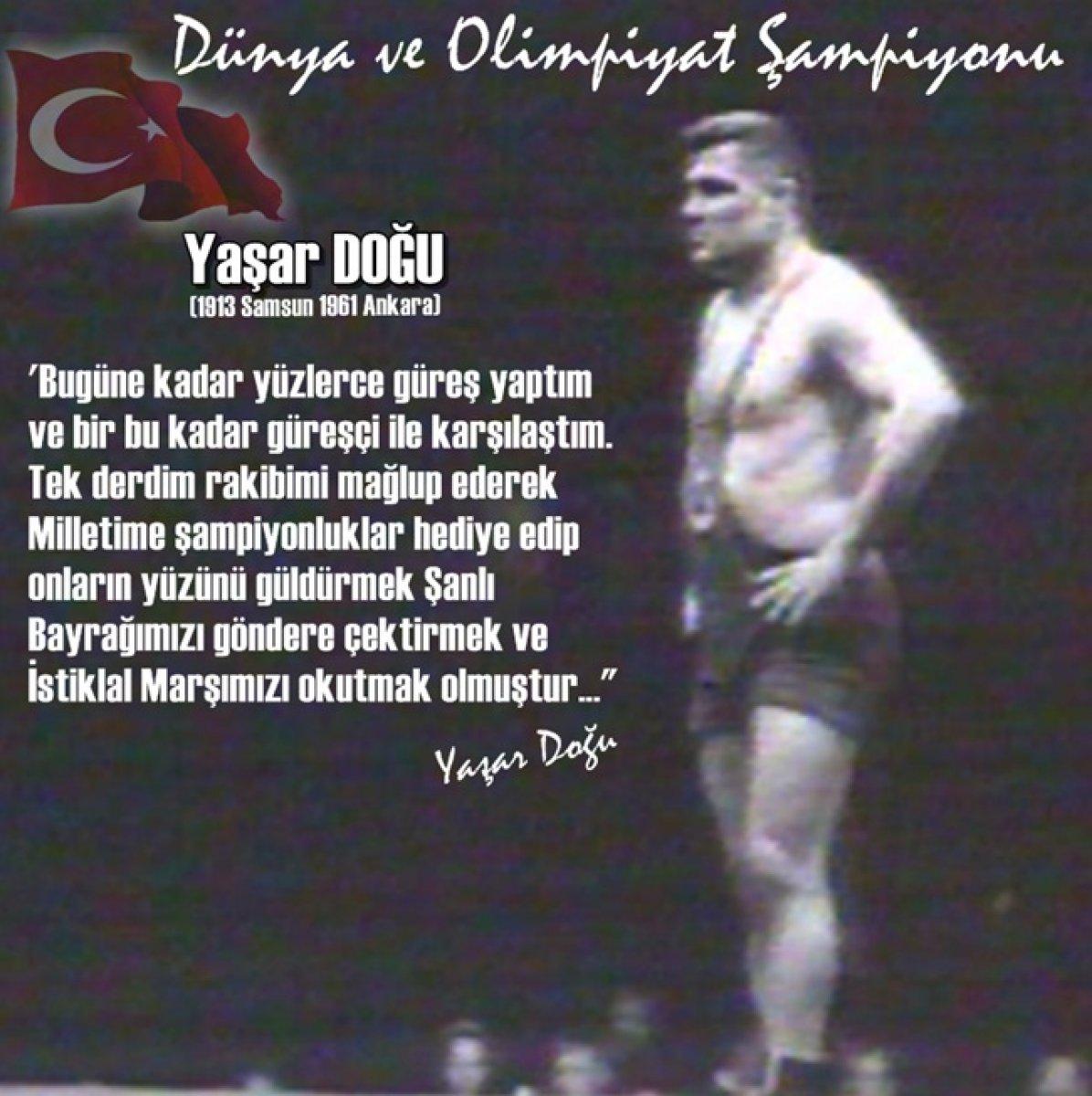 Türk güreşinin babası Yaşar Doğu, ölüm yıl dönümünde anılıyor