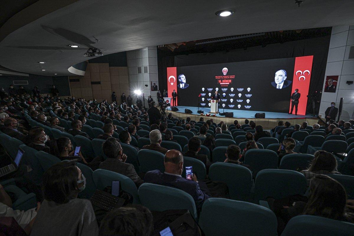 Devlet Bahçeli, MHP Siyaset Okulu Sertifika Töreni'ne katıldı