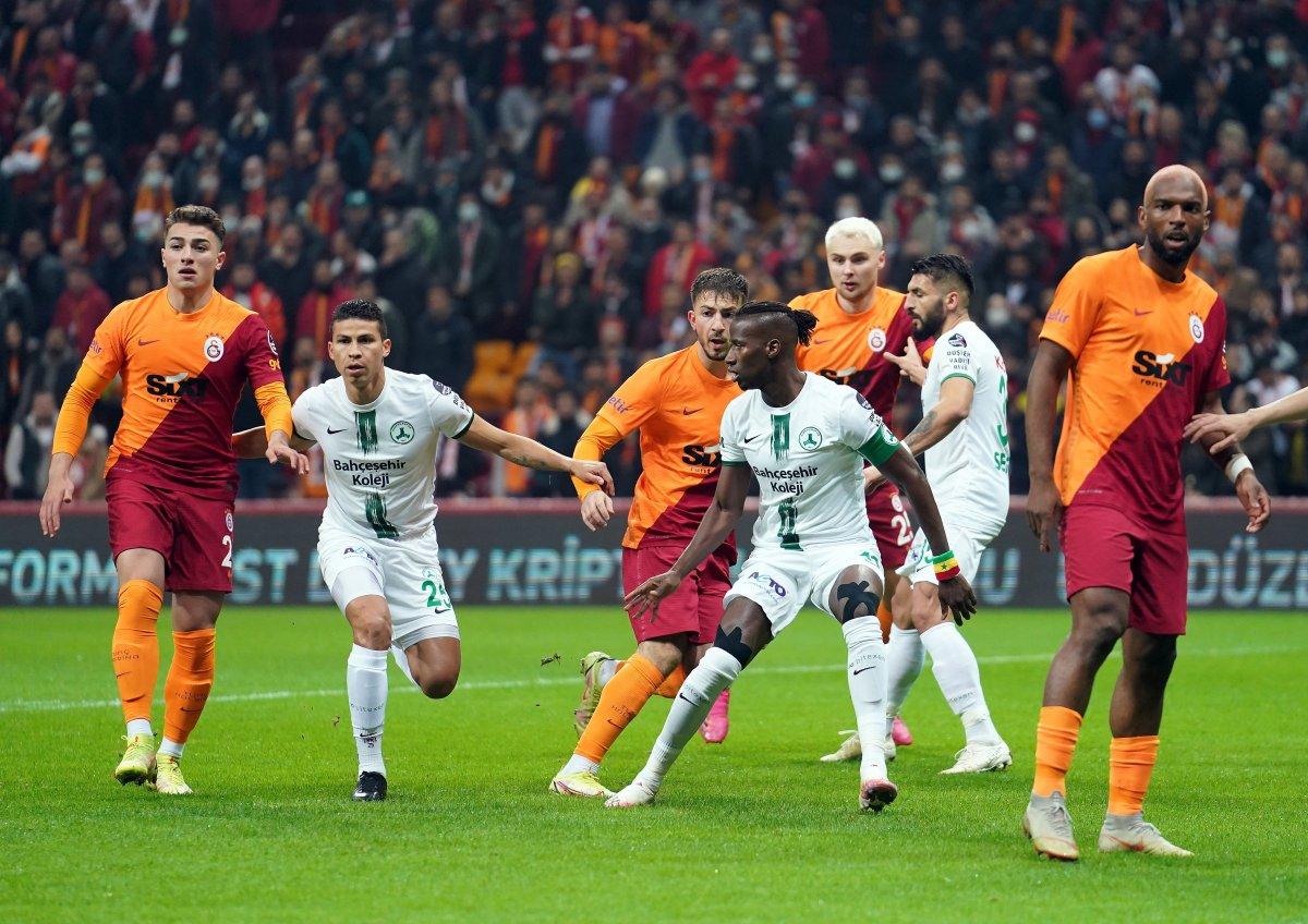 Galatasaray, Giresunspor’a tek golle mağlup oldu
