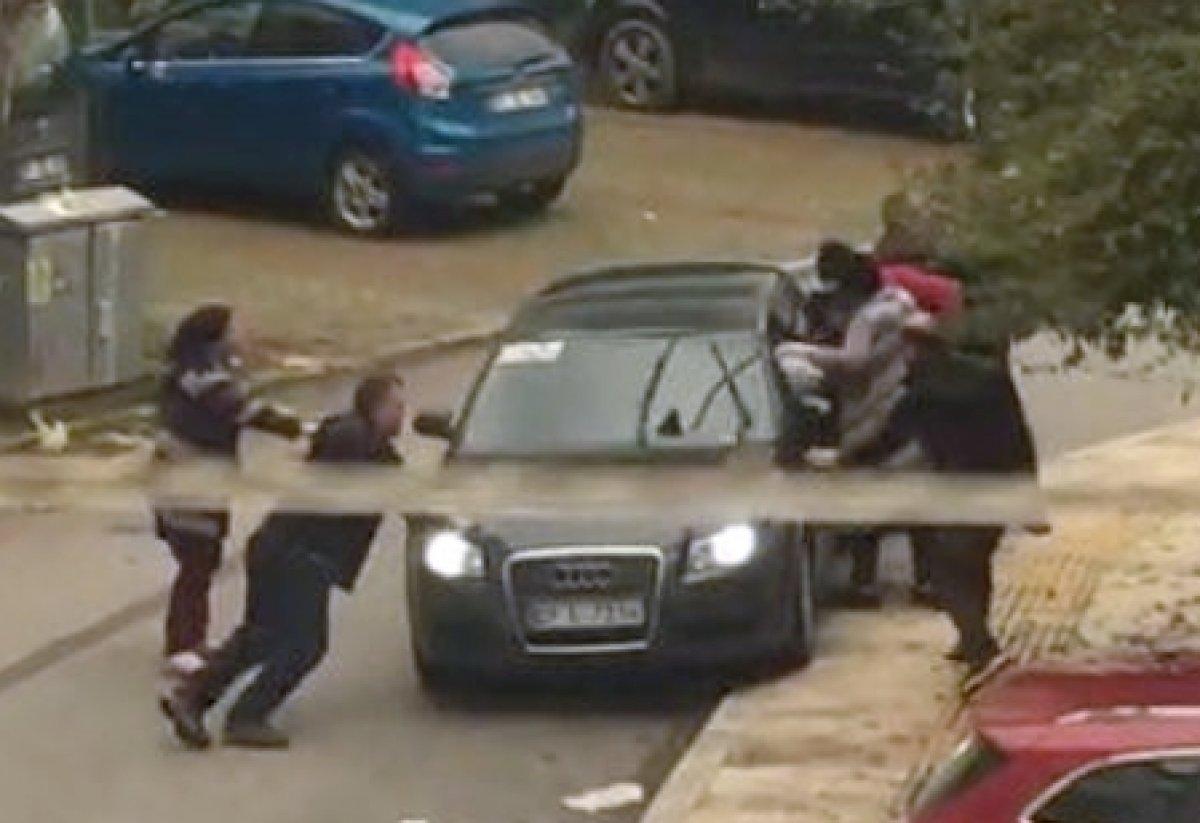 Antalya'da hapis cezası olan şahsın ailesi polise zorluk çıkardı