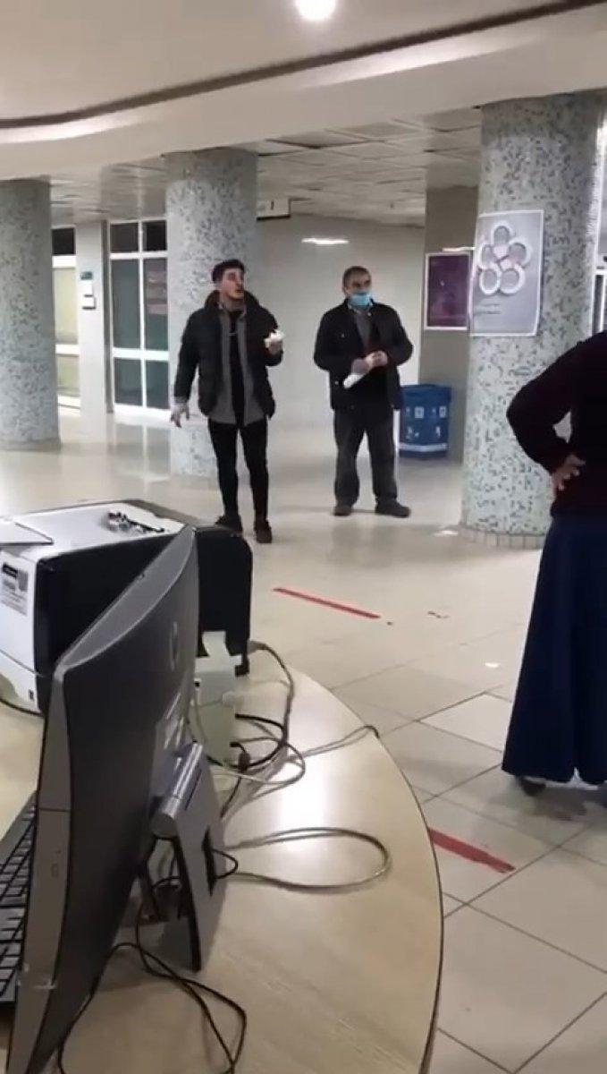 Bursa'da hasta yakınıyla güvenlik görevlisi kavga etti