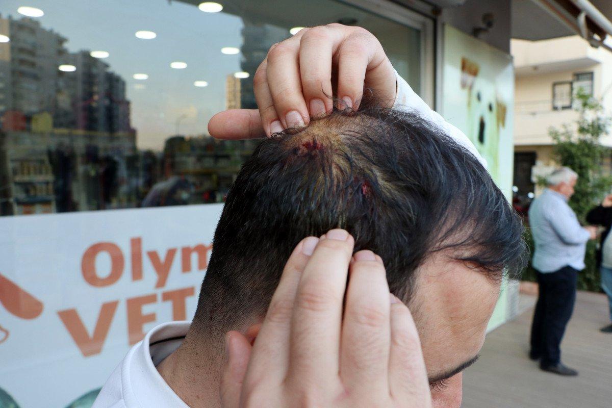 Adana’da, veteriner hekime cop ve kaynar suyla saldırı