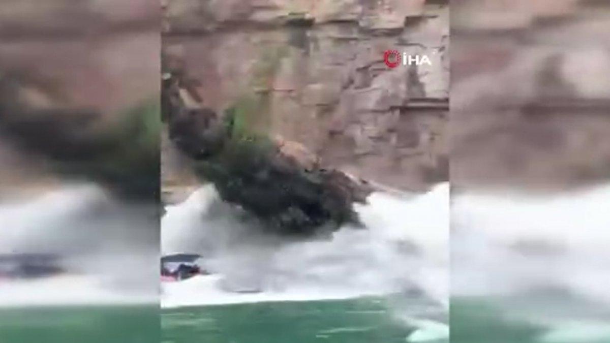 Brezilya'da dev kaya parçası turistlerin üzerine düştü: 8 ölü