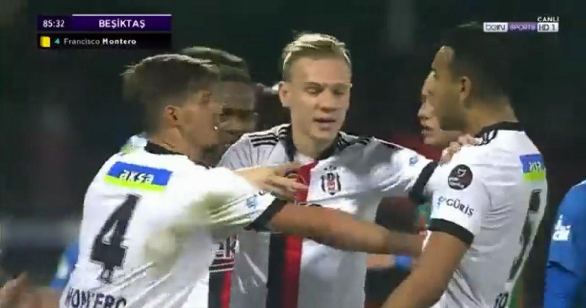 Josef de Souza'dan kırmızı kart gören Montero'ya sert tepki