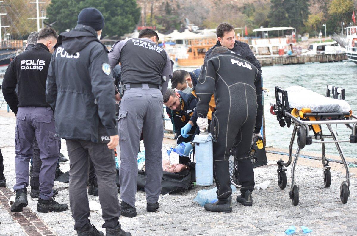 Antalya'da turist boğulma tehlikesi geçirdi