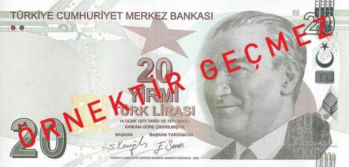 Tedavüle girdi! İşte yeni 20 TL banknot...