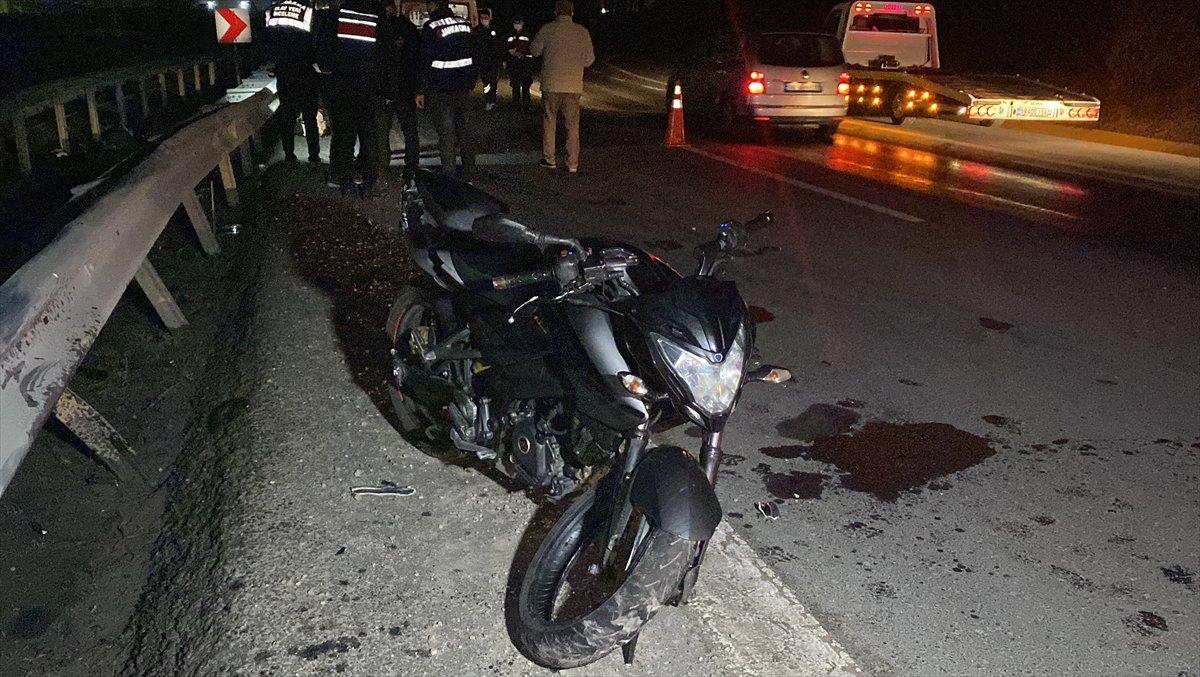 Tekirdağ'da genç kız, kontrolden çıkan motosiklette can verdi