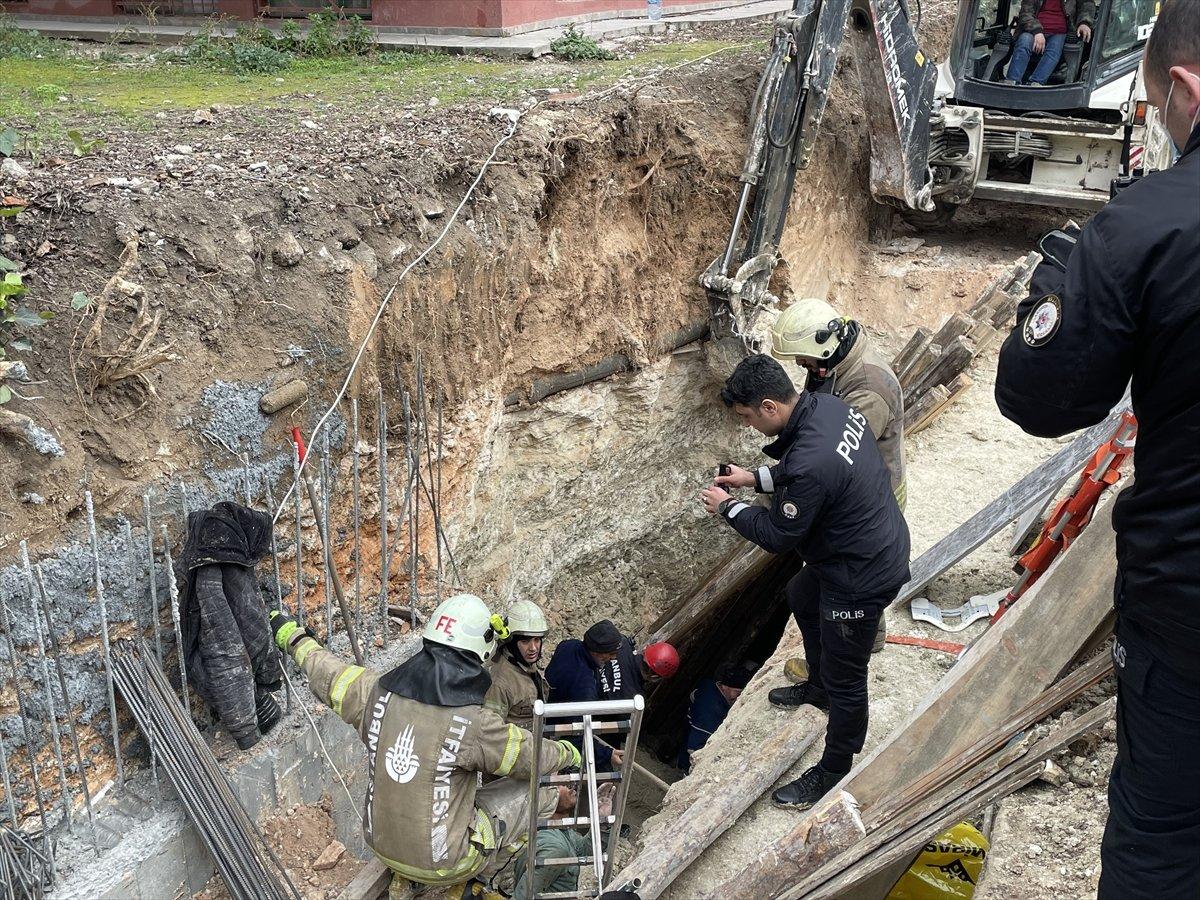 Avcılar'da inşaat göçüğünün altında kalan 2 işçiden 1'i kurtarılamadı