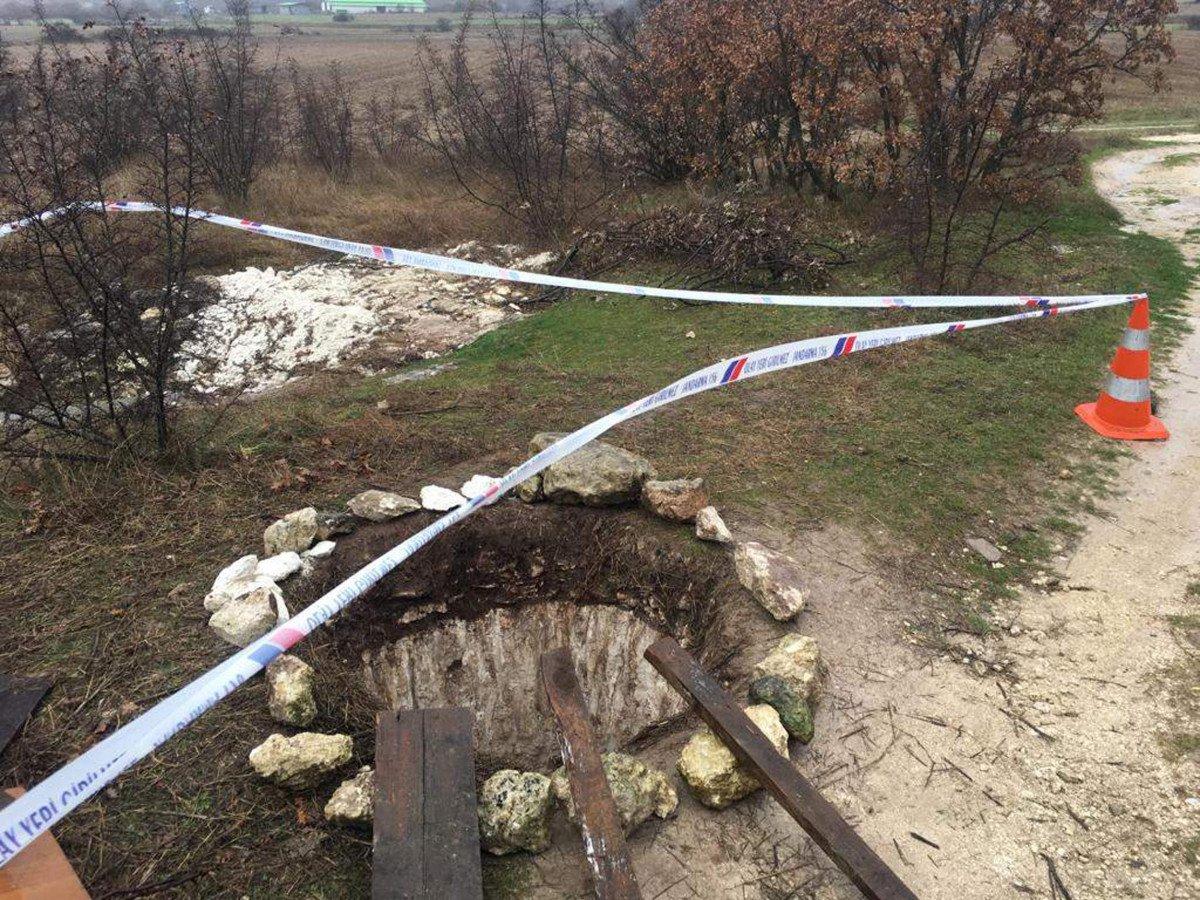 Kırklareli’nde defineciler, kazdıkları çukurda yakalandı