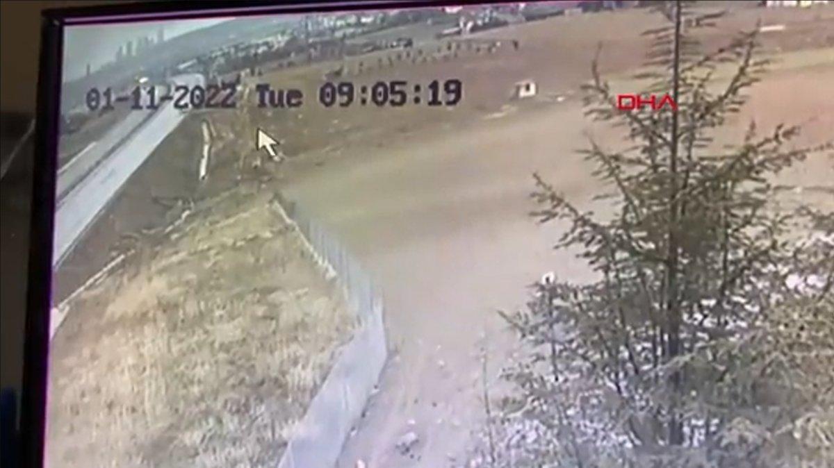 Ahmet Çalık'ın kaza görüntüleri