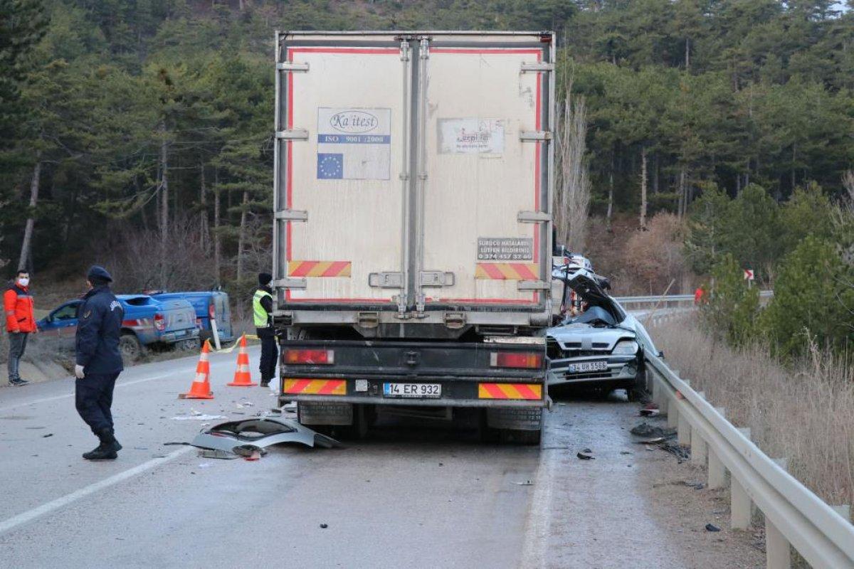 Bolu'daki korkunç kazada 4 kişi hayatını kaybetti