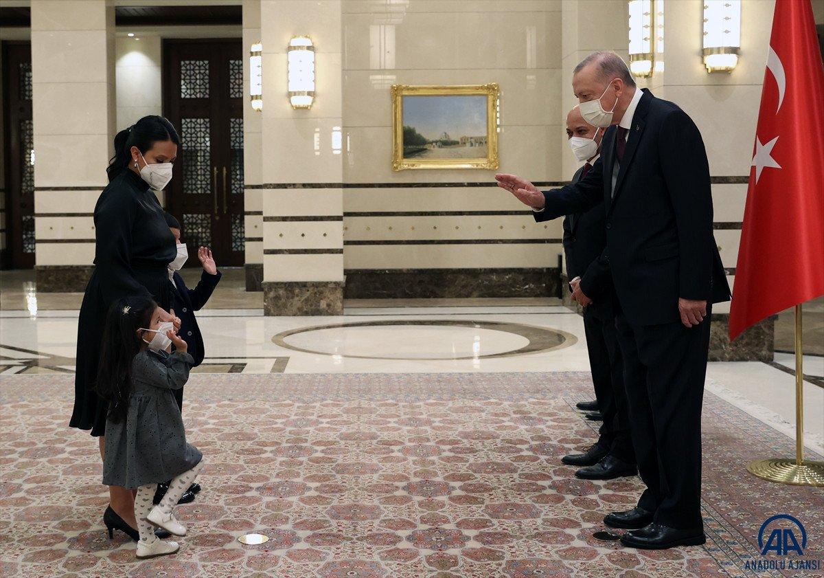 Cumhurbaşkanı Erdoğan, El Salvador Büyükelçisi Calderon’u kabul etti