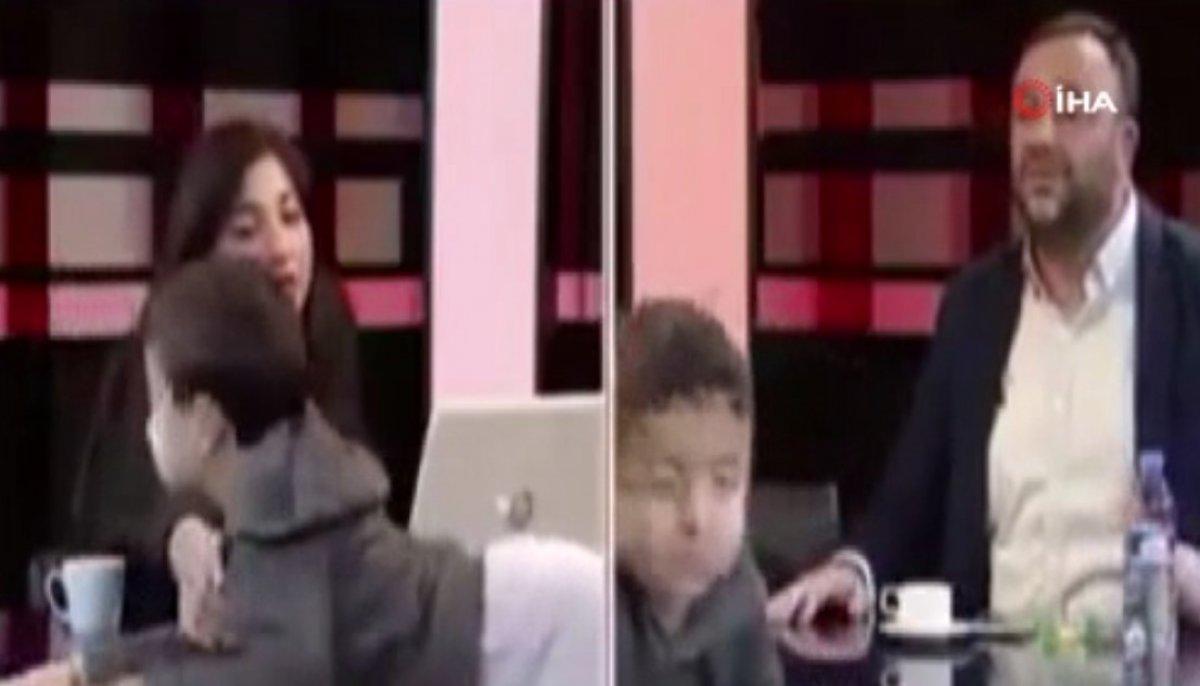 KKTC televizyonunda canlı yayında renkli anlar yaşandı