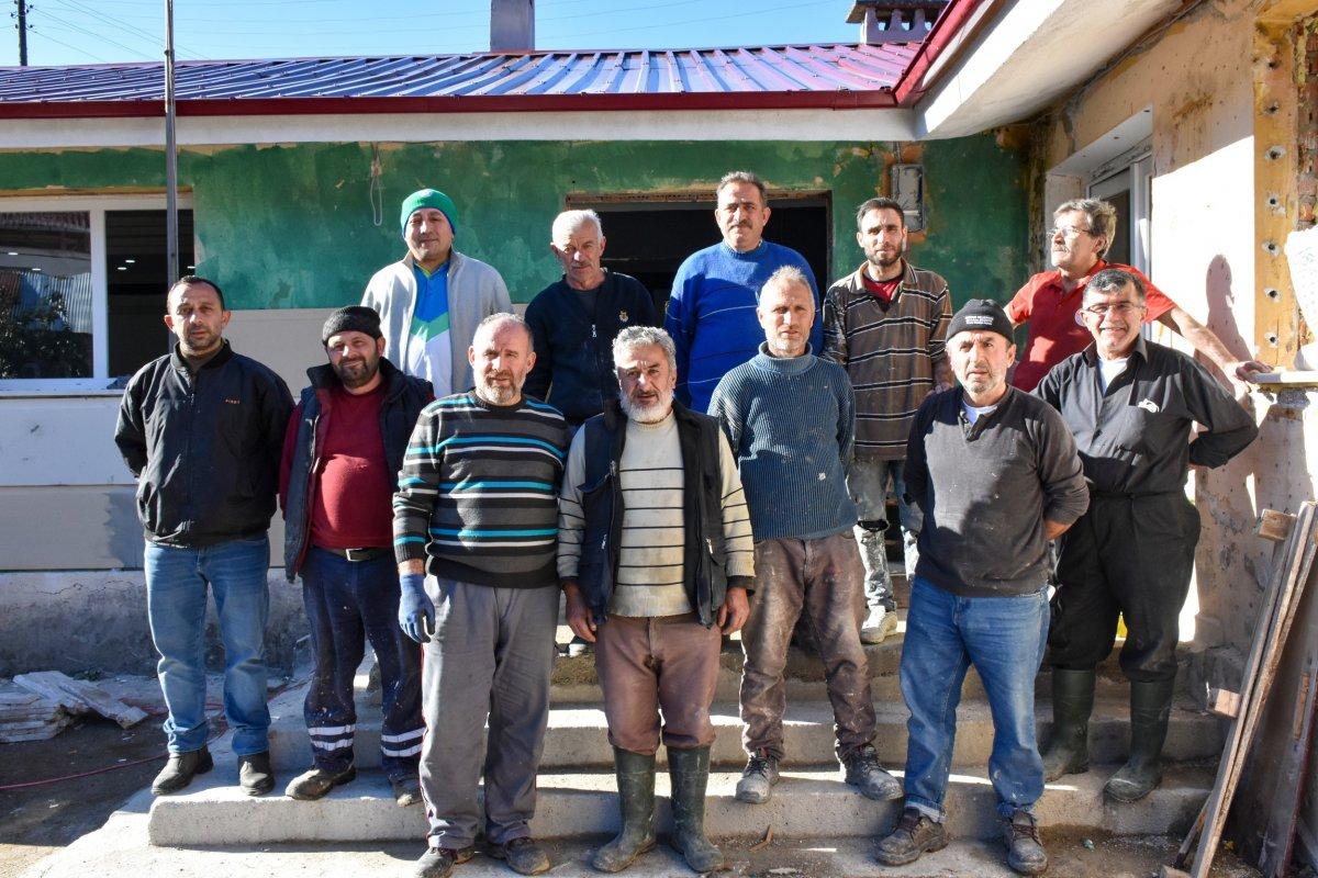 Rize'de köylüler, 50 yıllık kullanılmayan okulu kültür merkezi yapıyor