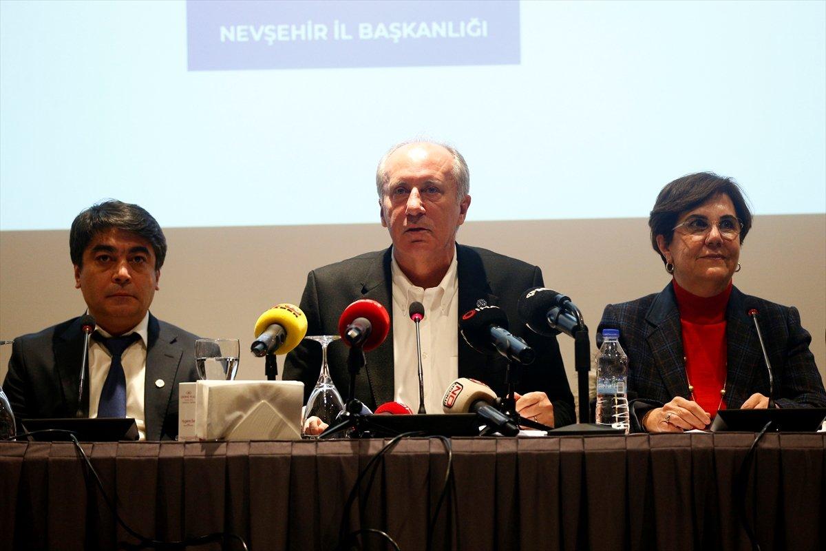 Muharrem İnce'den siyasi partiler hazine yardımı almasın önerisi