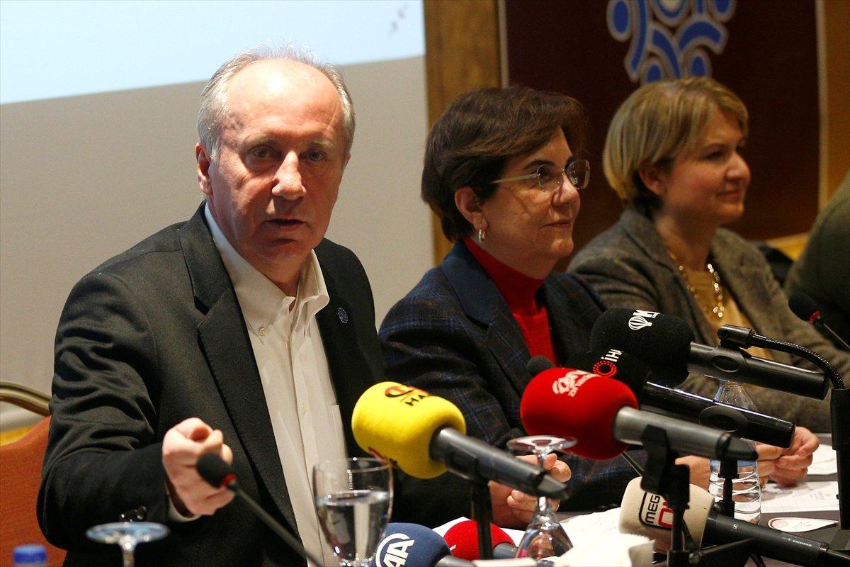 Muharrem İnce'den siyasi partiler hazine yardımı almasın önerisi