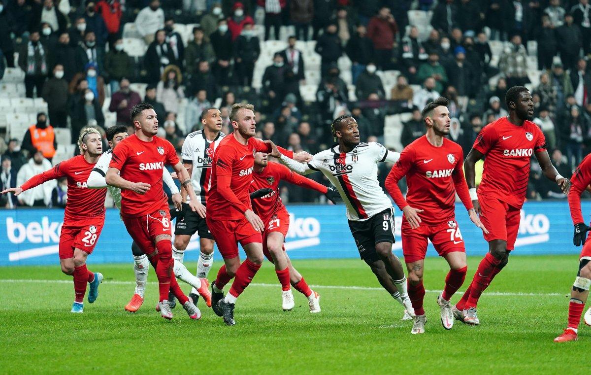 Beşiktaş, Gaziantep FK'yı tek golle mağlup etti