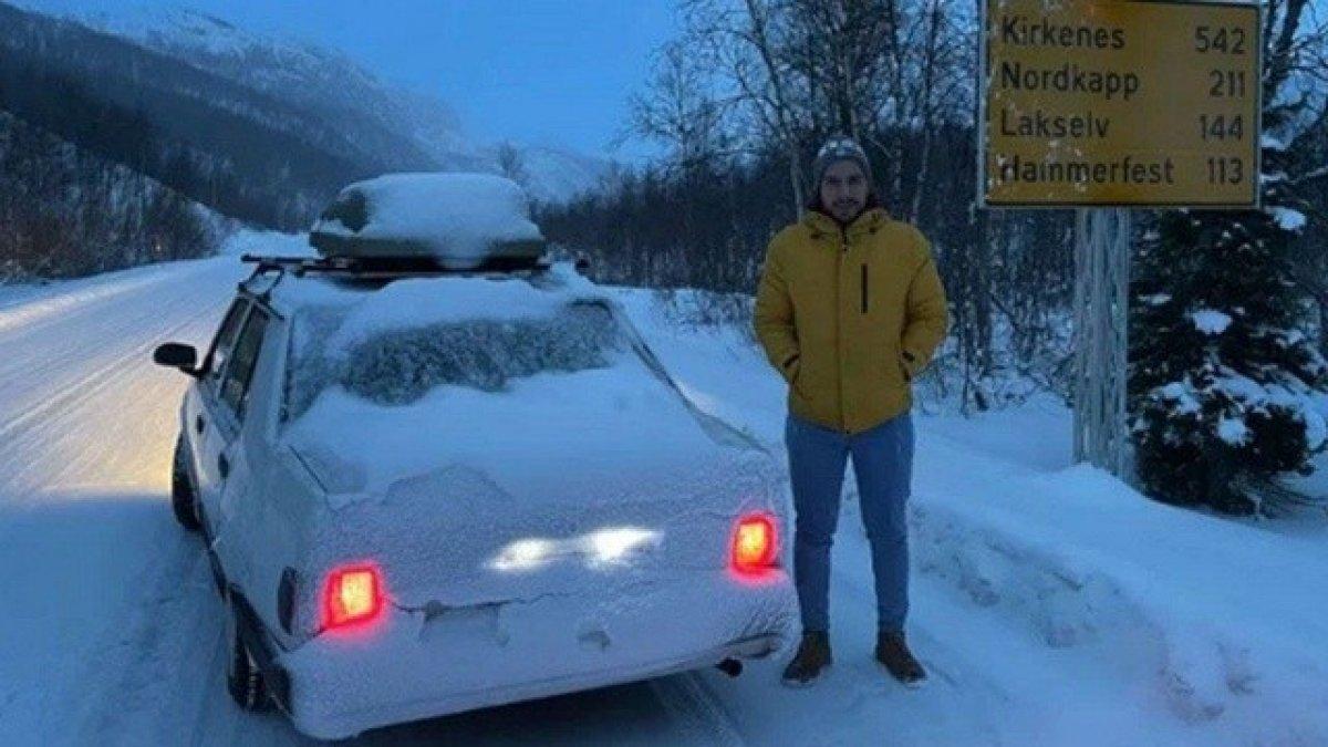 Şahin tutkunu kardeşler, araçlarıyla İstanbul'dan Kuzey Kutbu'na gitti