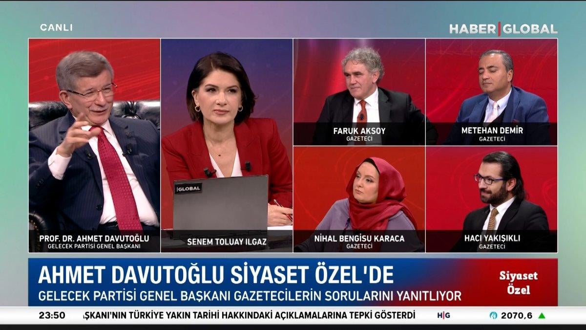 Ahmet Davutoğlu: AK Parti'nin 2023'te barajı geçebileceğinden şüpheliyim