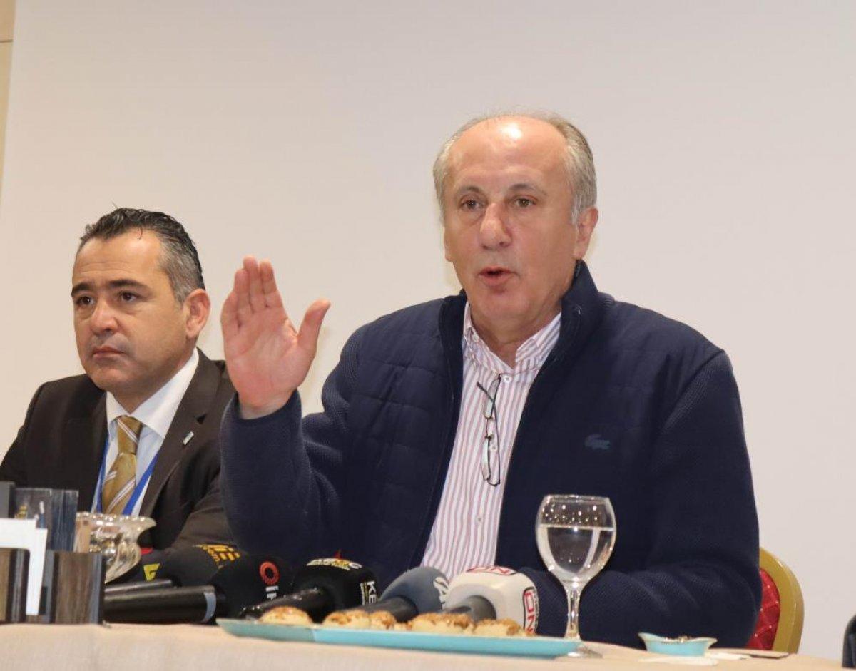 Muharrem İnce: Sandık konulsa yine Erdoğan çıkar