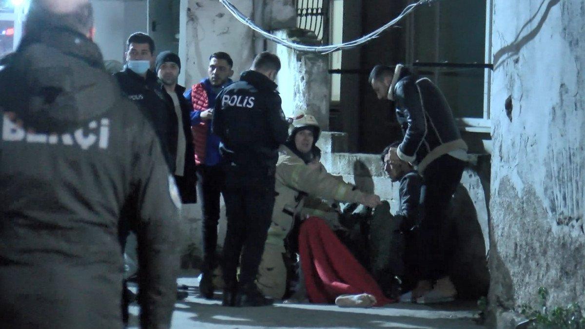 Fatih'te kavga eden şahıslar binada yangın çıkardı