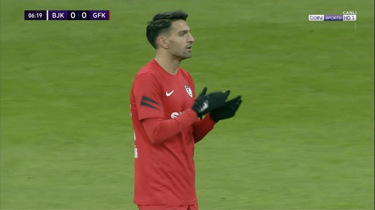 Ahmet Çalık, Beşiktaş maçında anıldı