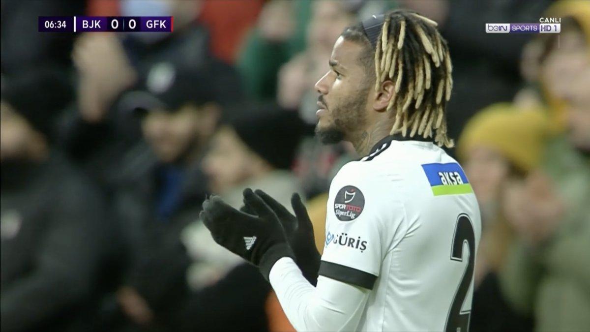 Ahmet Çalık, Beşiktaş maçında anıldı