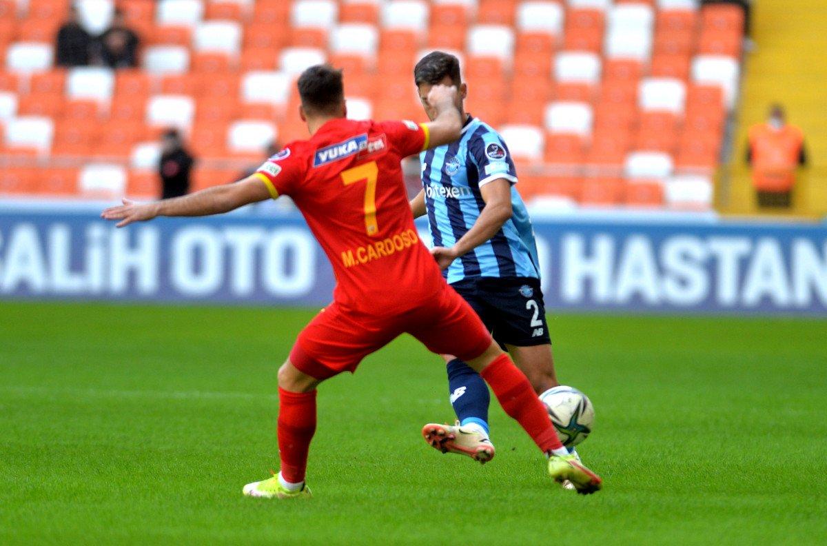 Adana Demirspor'la Kayserispor berabere kaldı