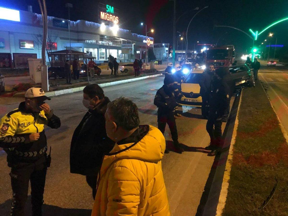 Edirne'de kaza yapan taksicinin alkollü olduğu ortaya çıktı