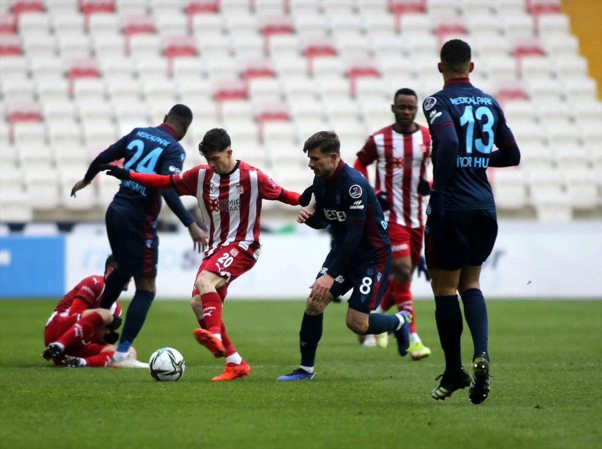 Trabzonspor, Sivasspor ile berabere kaldı